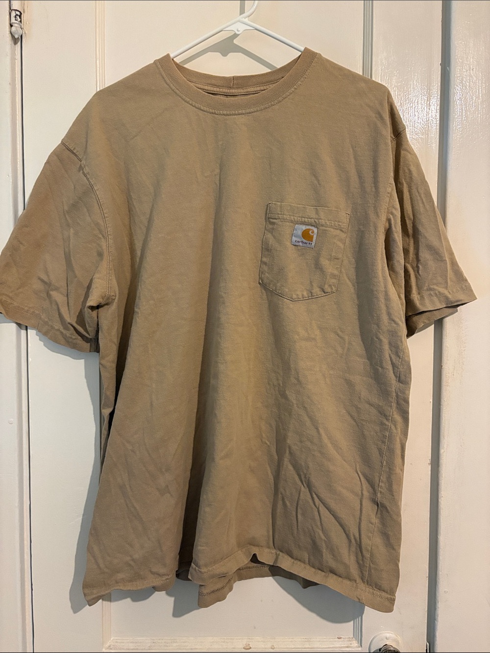 Carhartt Short-Sleeve Pocket Tee in Khaki